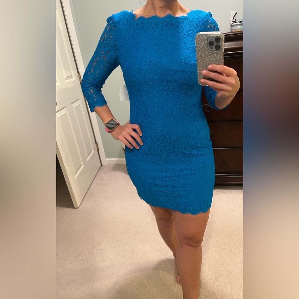 Lace cocktail dress